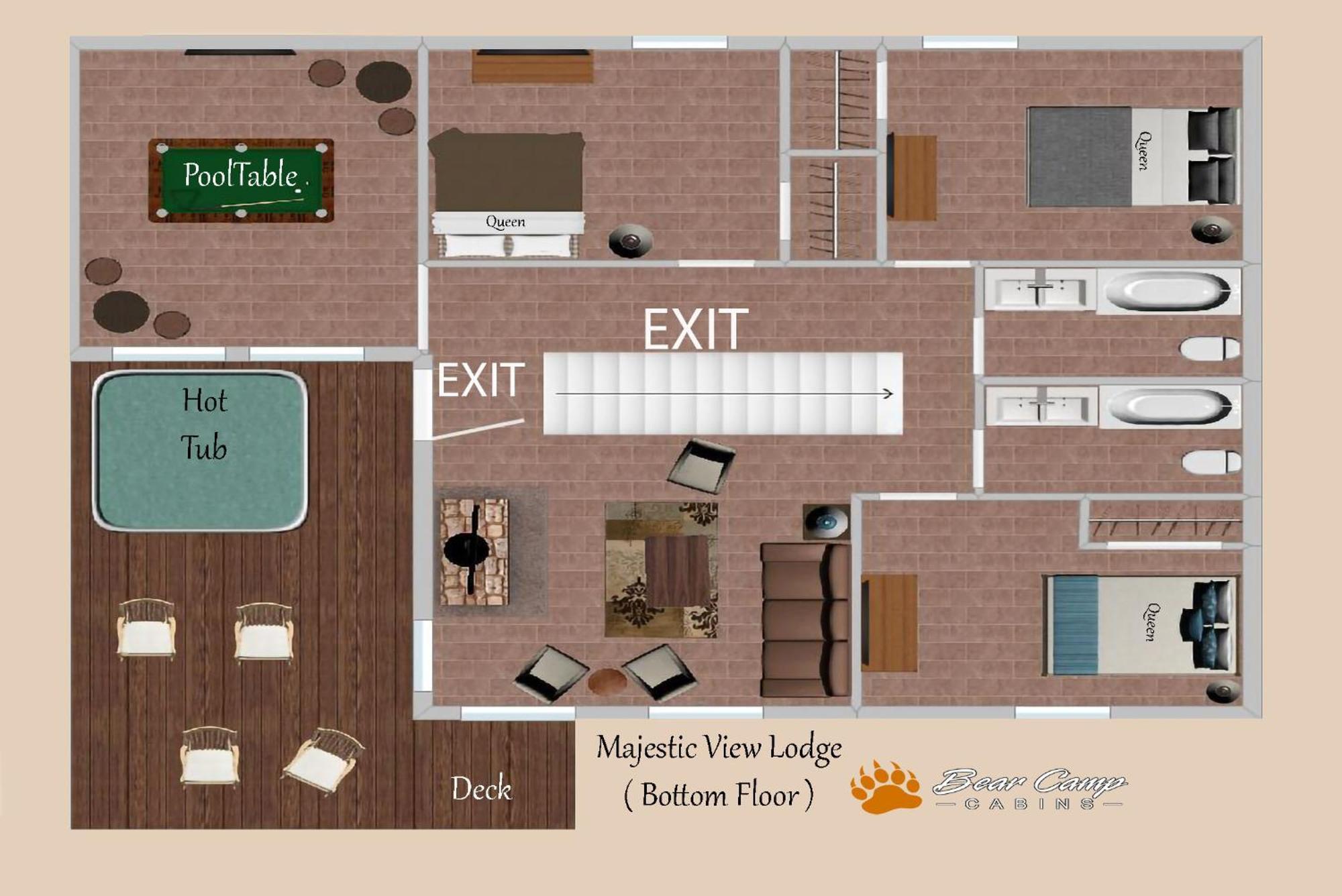 גטלינבורג Majestic View Lodge, Amazing Views, Hot Tub, 1089 Free Tickets Each Paid Day, Dollywood And More מראה חיצוני תמונה